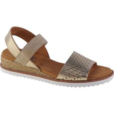 Skechers Damen, Sandalen, Desert Kiss 113557-CHMP - 36, Gold, (36) Skechers Damen, Sandalen, Desert Kiss 113557-CHMP - 36, Gold, (36)