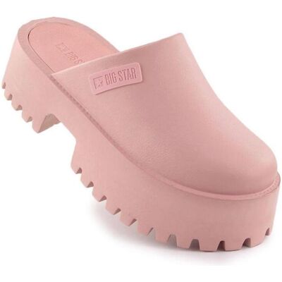 Big Star, Damen, Hausschuhe, Clogs mit massiver Sohle, Pink, (41) Big Star, Damen, Hausschuhe, Clogs mit massiver Sohle, Pink, (41)