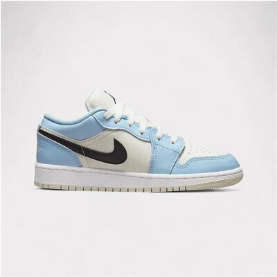 Nike - Jordan 1 Low - Eisblau - Schwarz - Schuhe Nike - Jordan 1 Low - Eisblau - Schwarz - Schuhe