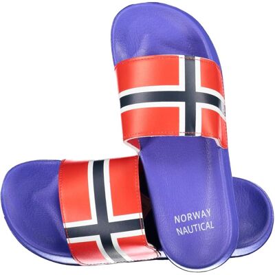 Norway 1963, Herren, Hausschuhe, Blu Plastica Uomo Ciabatta, Blau, (42) Norway 1963, Herren, Hausschuhe, Blu Plastica Uomo Ciabatta, Blau, (42)