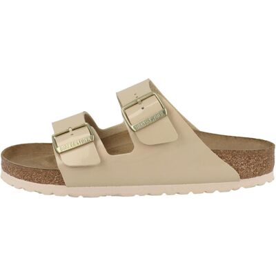 Birkenstock, Damen, Sandalen, Arizona Birko-Flor Patent normal, Beige, (37) Birkenstock, Damen, Sandalen, Arizona Birko-Flor Patent normal, Beige, (37)