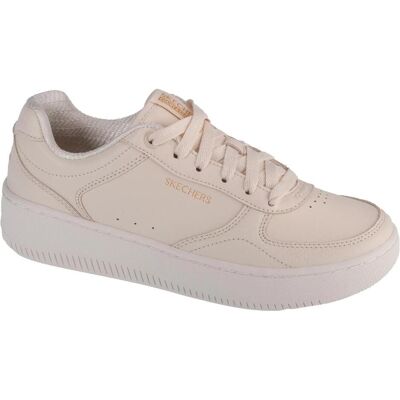 Skechers Damen, Sneakers, Sport Court 2.0-Core Essential, Weiss, Beige, (37) Skechers Damen, Sneakers, Sport Court 2.0-Core Essential, Weiss, Beige, (37)