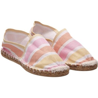 WDK, Damen, Espadrilles, Espadrille Rayee Rose T39, Mehrfarbig, Rosa, (39) WDK, Damen, Espadrilles, Espadrille Rayee Rose T39, Mehrfarbig, Rosa, (39)