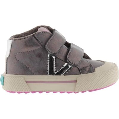 Victoria Damen, Boots + Stiefel, metallic-baby-mädchen-stiefeletten mit klettverschluss tribu, Türkis, (23) Victoria Damen, Boots + Stiefel, metallic-baby-mädchen-stiefeletten mit klettverschluss tribu, Türkis, (23)