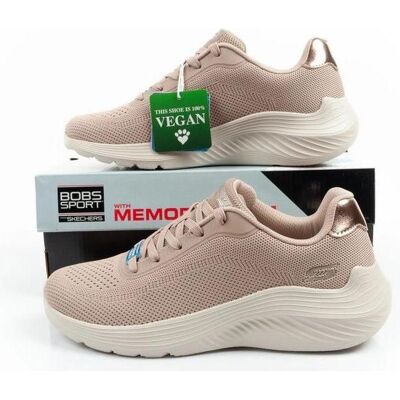Skechers Damen, Sneakers, women's sports shoes Bobs Squad Waves beige light fashionable, Beige, (37.5) Skechers Damen, Sneakers, women's sports shoes Bobs Squad Waves beige light fashionable, Beige, (37.5)