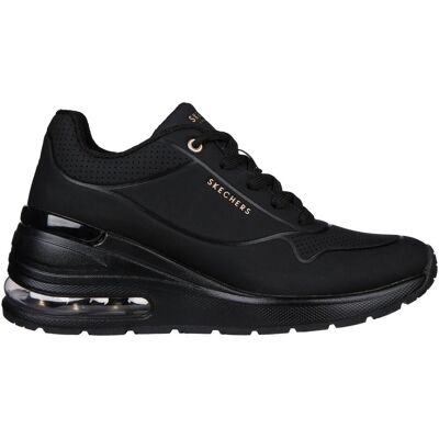 Skechers Damen, Sneakers, Damen Schnürschuhe Sportlich Gummisohle schwarz, Schwarz, (39) Skechers Damen, Sneakers, Damen Schnürschuhe Sportlich Gummisohle schwarz, Schwarz, (39)