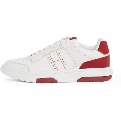 Tommy Hilfiger Herren, Sneakers, The Brooklyn Leather Ess, Rot, (46) Tommy Hilfiger Herren, Sneakers, The Brooklyn Leather Ess, Rot, (46)
