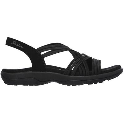 Skechers Damen, Sandalen, Reggae Slim - Simply Stretch, Schwarz, (38) Skechers Damen, Sandalen, Reggae Slim - Simply Stretch, Schwarz, (38)