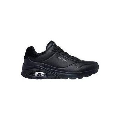 Skechers Herren, Halbschuhe, Duraleather Bungee Lace Fashion Sneaker, Schwarz, (45) Skechers Herren, Halbschuhe, Duraleather Bungee Lace Fashion Sneaker, Schwarz, (45)