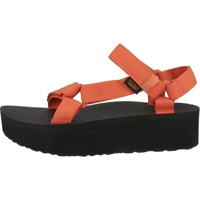 Teva, Damen, Sandalen, Flatform Universal, Rot, Orange, Schwarz, (38) Teva, Damen, Sandalen, Flatform Universal, Rot, Orange, Schwarz, (38)
