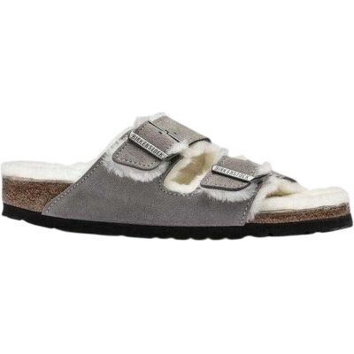 Birkenstock, Unisex, Sandalen, Arizona VL Shearling, Silber, Grau, (46) Birkenstock, Unisex, Sandalen, Arizona VL Shearling, Silber, Grau, (46)
