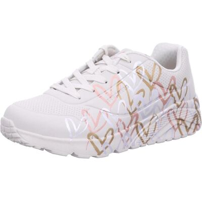 Skechers Jungen, Sneakers, Uno Lite - Metallic Love, Weiss, (37) Skechers Jungen, Sneakers, Uno Lite - Metallic Love, Weiss, (37)