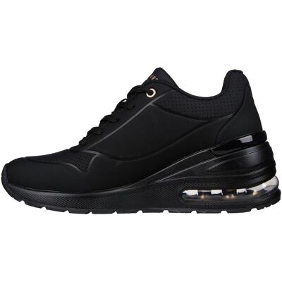 Skechers Damen, Sneakers, Damen Schnürschuhe Sportlich Gummisohle schwarz, Schwarz, (37) Skechers Damen, Sneakers, Damen Schnürschuhe Sportlich Gummisohle schwarz, Schwarz, (37)