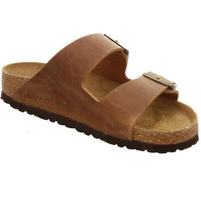 Birkenstock, Unisex, Sandalen, Arizona Oiled Leather, Braun, (45) Birkenstock, Unisex, Sandalen, Arizona Oiled Leather, Braun, (45)