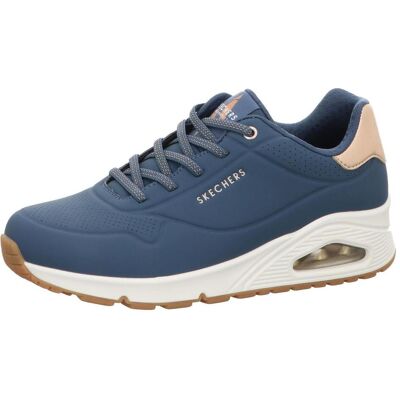 Skechers Damen, Sneakers, Damen Schnürschuhe Sportlich Gummisohle blau, Blau, (36.5) Skechers Damen, Sneakers, Damen Schnürschuhe Sportlich Gummisohle blau, Blau, (36.5)