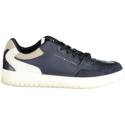 Tommy Hilfiger Herren, Sneakers, Blue Polyurethane Men Sneaker, Blau, (44) Tommy Hilfiger Herren, Sneakers, Blue Polyurethane Men Sneaker, Blau, (44)
