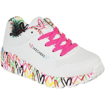 Skechers Mädchen, Sneakers, Uno, Weiss, (35) Skechers Mädchen, Sneakers, Uno, Weiss, (35)
