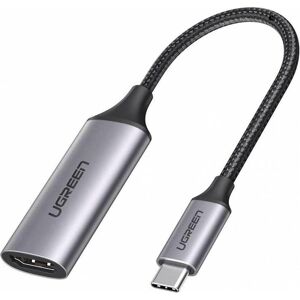 Ugreen USB-C zu HDMI Adapter (10 cm), Data + Video Adapter, Schwarz, Silber Ugreen USB-C zu HDMI Adapter (10 cm), Data + Video Adapter, Schwarz, Silber