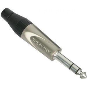Amphenol Audio Jack connector male 6.3 mm Stereo T series (Klinkenadapter), Audio Adapter, Silber Amphenol Audio Jack connector male 6.3 mm Stereo T series (Klinkenadapter), Audio Adapter, Silber