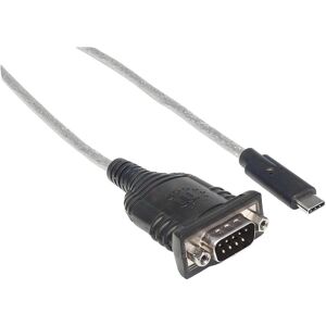 Manhattan 0.45m USB-C/Serial USB-C Seriell Schwarz (0.45 m), Schnittstellenkabel Manhattan 0.45m USB-C/Serial USB-C Seriell Schwarz (0.45 m), Schnittstellenkabel