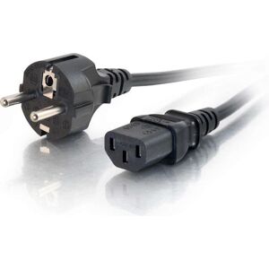 C2G 88544 Stromkabel - Europäisch, 3m, Schwarz C2G 88544 Stromkabel - Europäisch, 3m, Schwarz