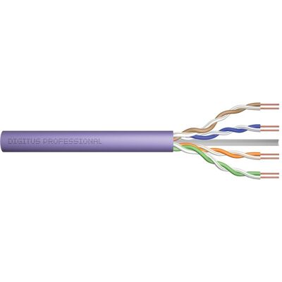 Digitus CAT 6 U-UTP Installationskabel, 250 MHz Dca (EN 50575), AWG 23/1, 500m Trommel, dx, Vio (CAT6, 500 m), Netzwerkkabel Digitus CAT 6 U-UTP Installationskabel, 250 MHz Dca (EN 50575), AWG 23/1, 500m Trommel, dx, Vio (CAT6, 500 m), Netzwerkkabel