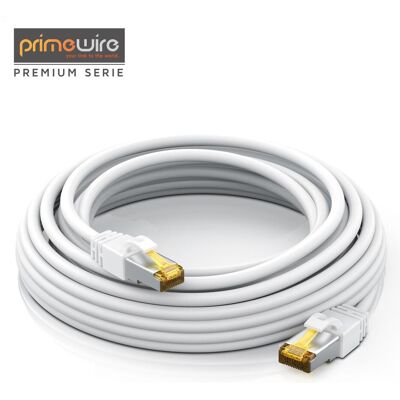 Primewire CAT.7 Netzwerkkabel - Ethernet Gigabit Lan Kabel RJ45 - 10 Gbit/s - Patchkabel - komp. CAT.6 CAT.8 (S/FTP, CAT7, 0.50 m), Netzwerkkabel Primewire CAT.7 Netzwerkkabel - Ethernet Gigabit Lan Kabel RJ45 - 10 Gbit/s - Patchkabel - komp. CAT.6 CAT.8 (S/FTP, CAT7, 0.50 m), Netzwerkkabel
