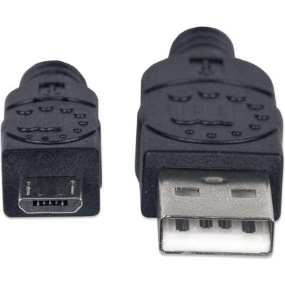 Manhattan Hi-Speed USB Micro-B Anschlusskabel (1 m, USB 2.0), USB Kabel Manhattan Hi-Speed USB Micro-B Anschlusskabel (1 m, USB 2.0), USB Kabel