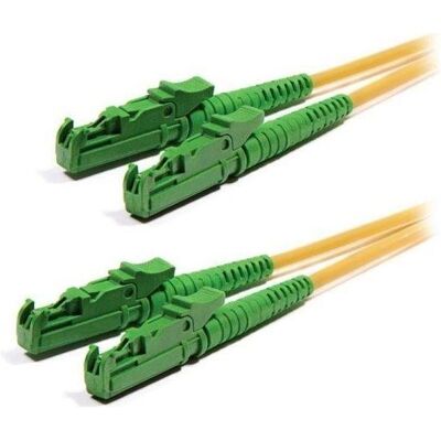 OEM Patchcord FO duplex E2000/APC-E2000/APC 9/125 1m, OS2 (1 m), Netzwerkkabel OEM Patchcord FO duplex E2000/APC-E2000/APC 9/125 1m, OS2 (1 m), Netzwerkkabel