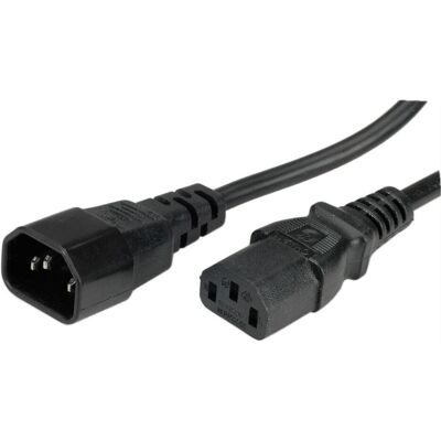 Bachmann Verlängerungskabel - IEC 60320 C14 zu C13 - 50cm - Schwarz Bachmann Verlängerungskabel - IEC 60320 C14 zu C13 - 50cm - Schwarz
