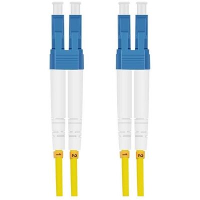Helos LWL Patchkabel - 0,5 m, Gelb, Duplex, LC, OS2, Netzwerkkabel Helos LWL Patchkabel - 0,5 m, Gelb, Duplex, LC, OS2, Netzwerkkabel