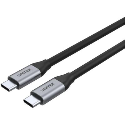 Unitek C14091ABK - USB-C Kabel - 2m - Schwarz Unitek C14091ABK - USB-C Kabel - 2m - Schwarz