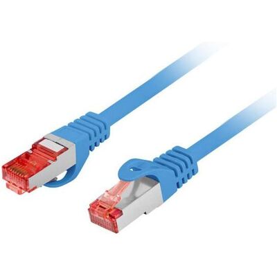Lanberg Patchkabel CAT.6 S/FTP LSZH CU 0,5m Fluke Zert. bl (S/FTP, CAT6, 0.50 m), Netzwerkkabel Lanberg Patchkabel CAT.6 S/FTP LSZH CU 0,5m Fluke Zert. bl (S/FTP, CAT6, 0.50 m), Netzwerkkabel