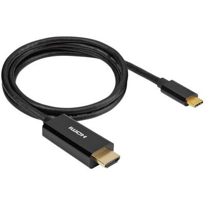 Corsair USB Type-C to HDMI Cable abîmé, Videokabel, Schwarz Corsair USB Type-C to HDMI Cable abîmé, Videokabel, Schwarz