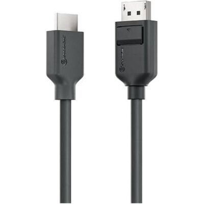 Alogic EL2DPHD-03 DisplayPort-zu-HDMI Adapterkabel - 3m - Schwarz Alogic EL2DPHD-03 DisplayPort-zu-HDMI Adapterkabel - 3m - Schwarz