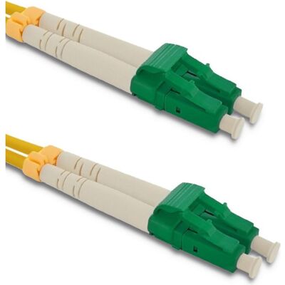 Qoltec Patchcord światłowodowy LC/APC - LC/APC Singlemode 9/125 G652D Duplex 1m (1 m), Netzwerkkabel Qoltec Patchcord światłowodowy LC/APC - LC/APC Singlemode 9/125 G652D Duplex 1m (1 m), Netzwerkkabel