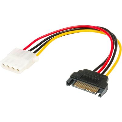 Akasa Netzteil SATA-Stromstecker bis interne Stromversorgung, 4-polig (15 cm, SATA), Interne Kabel (PC) Akasa Netzteil SATA-Stromstecker bis interne Stromversorgung, 4-polig (15 cm, SATA), Interne Kabel (PC)