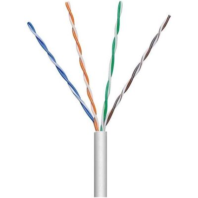 Techly ITP6-UTP-IC networking cable Grey Cat5e U/UTP (UTP) (U/UTP, CAT5e, 305 m), Netzwerkkabel Techly ITP6-UTP-IC networking cable Grey Cat5e U/UTP (UTP) (U/UTP, CAT5e, 305 m), Netzwerkkabel