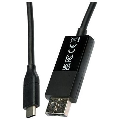 V7 UCDP-2M USB-C auf DisplayPort Kabel - 4K-Unterstützung V7 UCDP-2M USB-C auf DisplayPort Kabel - 4K-Unterstützung