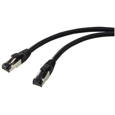 Renkforce RF-7106486 RJ45 Netzwerkkabel, Patchkabel CAT 8.1 S/FTP 5.00 m Black (S/FTP, CAT8.1, 5 m), Netzwerkkabel Renkforce RF-7106486 RJ45 Netzwerkkabel, Patchkabel CAT 8.1 S/FTP 5.00 m Black (S/FTP, CAT8.1, 5 m), Netzwerkkabel