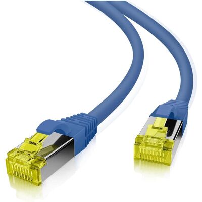 Helos Ultra Flex Patch-Kabel S/FTP Cat 6a Blau 30m - Netzwerkkabel Helos Ultra Flex Patch-Kabel S/FTP Cat 6a Blau 30m - Netzwerkkabel