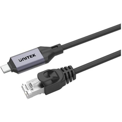 Unitek C18148agy01 - 1M Graues Netzwerkkabel - Unterstützt Thunderbolt 3/4 Unitek C18148agy01 - 1M Graues Netzwerkkabel - Unterstützt Thunderbolt 3/4