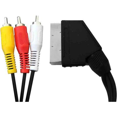 LogiLink Scart — Composite Video (2 m, Cinch Kabel), Audiokabel LogiLink Scart — Composite Video (2 m, Cinch Kabel), Audiokabel
