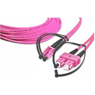 2x Lightwin LWL-Patchkabel LC-SC, Multimode, OM4, 1m (1 m), Netzwerkkabel 2x Lightwin LWL-Patchkabel LC-SC, Multimode, OM4, 1m (1 m), Netzwerkkabel