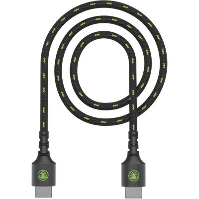 Snakebyte HDMI 2.1 Cable SX Pro (2 m), Videokabel, Schwarz, Grün Snakebyte HDMI 2.1 Cable SX Pro (2 m), Videokabel, Schwarz, Grün