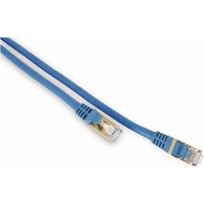 Goobay Netzwerkpatchkabel CAT.6 RJ45, 1:1, 0,5 m, blau (S/FTP, CAT6, 0.50 m), Netzwerkkabel Goobay Netzwerkpatchkabel CAT.6 RJ45, 1:1, 0,5 m, blau (S/FTP, CAT6, 0.50 m), Netzwerkkabel