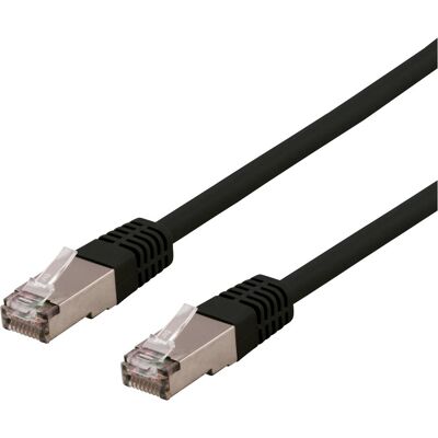 Deltaco SFTP-615SH - Netzwerkkabel Cat6 - 15M - Schwarz Deltaco SFTP-615SH - Netzwerkkabel Cat6 - 15M - Schwarz