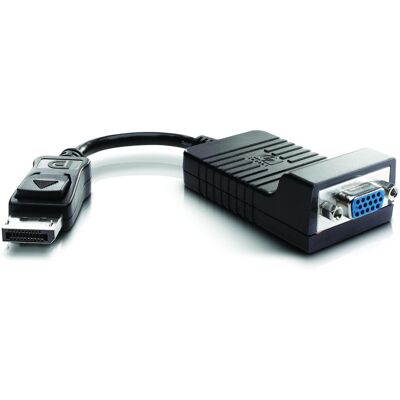 HP DisplayPort zu (DisplayPort, VGA), Video Adapter, Schwarz HP DisplayPort zu (DisplayPort, VGA), Video Adapter, Schwarz