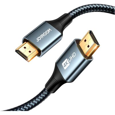Joyroom SY-20H1 HDMI to HDMI cable (4K@60Hz) -2m-gray (0.12 m), Videokabel, Grau Joyroom SY-20H1 HDMI to HDMI cable (4K@60Hz) -2m-gray (0.12 m), Videokabel, Grau