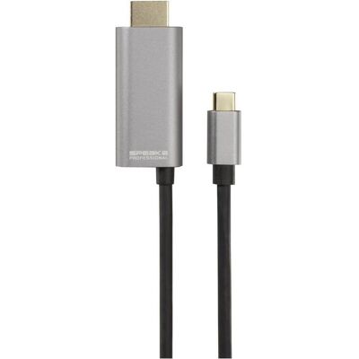 SpeaKa Professional USB-C / HDMI Adapterkabel - 4K UHD - Schwarz SpeaKa Professional USB-C / HDMI Adapterkabel - 4K UHD - Schwarz